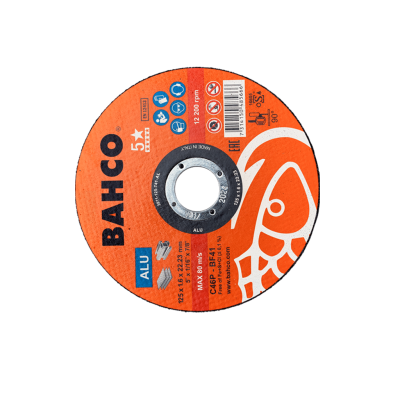 BAHCO รุ่น 3911-115-T41-AL ใบตัดอลูมิเนียม 4 นิ้ว CUT-DISC 115x1.6x22.23 C46P ALU
