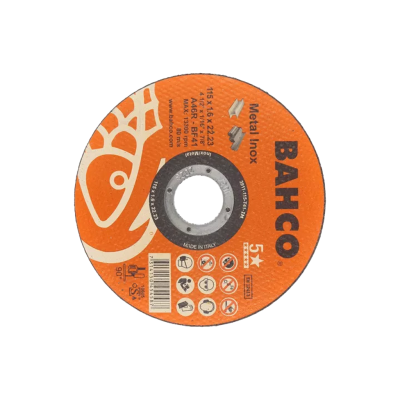 BAHCO รุ่น 3911-115-T41-I ใบเลื่อยตัดเหล็ก 4 นิ้ว CUT-DISC 115X1.0 A60S IN