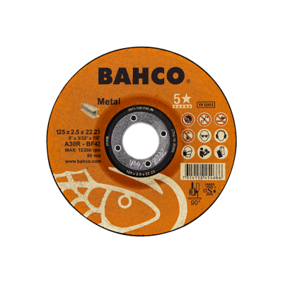 BAHCO รุ่น 3911-125-T42-M ใบเลื่อยตัดเหล็ก 4 นิ้ว CUT-DISC 125X2.5 A30R ME