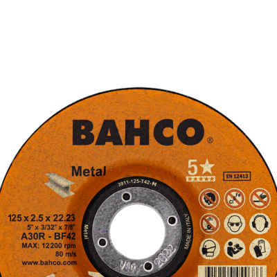 BAHCO รุ่น 3911-125-T42-M ใบเลื่อยตัดเหล็ก 4 นิ้ว CUT-DISC 125X2.5 A30R ME