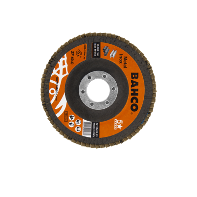 BAHCO รุ่น 3926-115IM-C60 แผ่นขัด 4 นิ้ว FLAP-DISC ZIRCONIA 115 C60