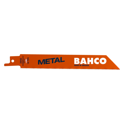 BAHCO รุ่น 3940-100-14-ST-2P ใบเลื่อยชักตัดเหล็ก RECIP BIM 100MM 14TPI ST 2P