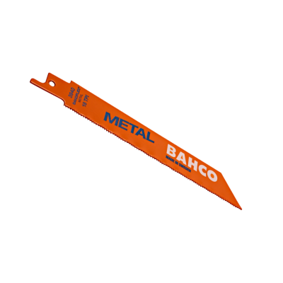 BAHCO รุ่น 3940-150-8/12-ST-5P ใบเลื่อยชักตัดเหล็กหนา RECIP BIM 150MM 8/12TPI ST 5P ใบ6 นิ้ว 8/12 ฟัน