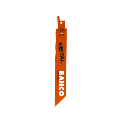 BAHCO รุ่น 3940-228-14-HST-2P ใบเลื่อยชักตัดเหล็กหนา RECIP BIM 228MM 14TPI HST 2P