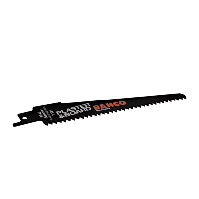 BAHCO รุ่น 3942-228-7-SL-5P ใบเลื่อยชักตัดงานกระดานปลาสเตอร์ แผ่นไม้อัด/ชิปบอร์ด RECIP BIM 228MM F7 SL 5P ใบ 9 นิ้ว 7 ฟัน