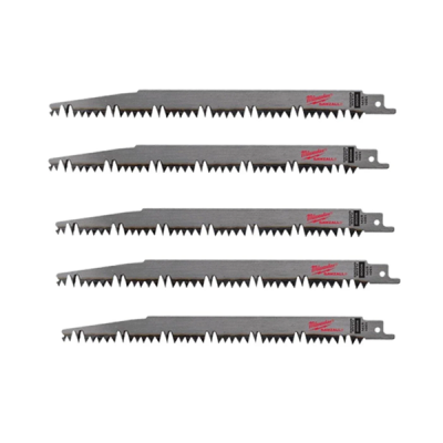 Milwaukee รุ่น 48-00-1301 ใบเลื่อยซอว์ซอลตัดแต่ง 9" Pruning 5 TPI (5 ใบ)