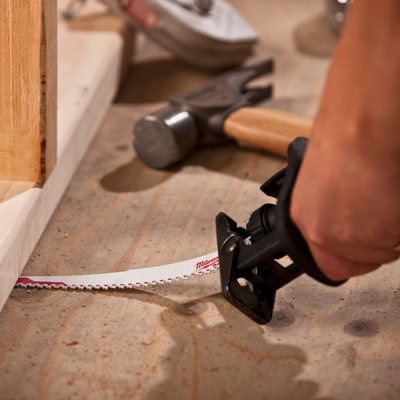 Milwaukee รุ่น 48-00-5035 ใบเลื่อยซอว์ซอลตัดไม้ 6" Thin Kerf  5 TPI (5 ใบ)