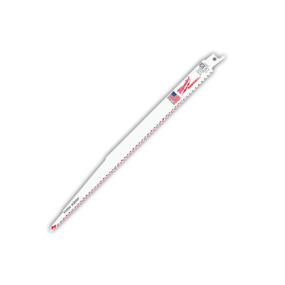 Milwaukee รุ่น 48-00-5037 ใบเลื่อยซอว์ซอลตัดไม้ 12" Thin Kerf  5 TPI (5 ใบ)