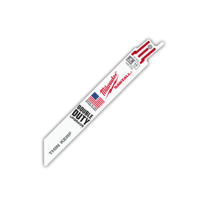 Milwaukee รุ่น 48-00-5182 ใบเลื่อยซอว์ซอลตัดเหล็ก 6" Thin Kerf 14 TPI (5 ใบ)