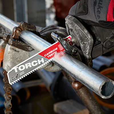 Milwaukee รุ่น 48-00-5201 ใบเลื่อยซอว์ซอลตัดโลหะ 6" ฟันคาร์ไบด์ 8 TPI (1 ใบ)