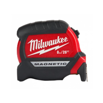 Milwaukee รุ่น 48-22-0626 ตลับเมตรรุ่น COMPACT MAGNETIC 8 เมตร/26 ฟุต