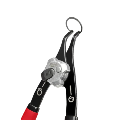 Milwaukee รุ่น 48-22-6534 คีมถ่าง-หุบแหวน 2 in1 ปากงอ 45 องศา ขนาดกลาง