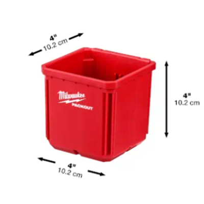 Milwaukee รุ่น 48-22-8062 กล่องใส่อุปกรณ์ขนาด 4"x 4" (2 ชิ้น)