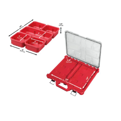 Milwaukee รุ่น 48-22-8431 กล่องอุปกรณ์ช่าง PACKOUT Low Profile Organizer