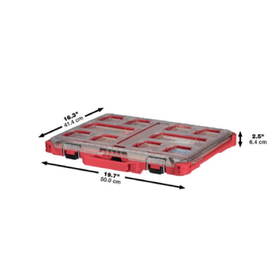 Milwaukee รุ่น 48-22-8432 กล่องเครื่องมือ PACKOUT Deep Organizer