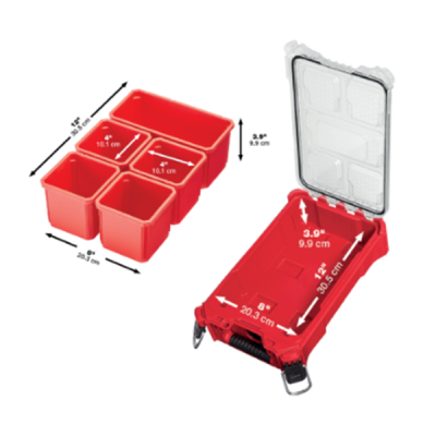 Milwaukee รุ่น 48-22-8435 กล่องอุปกรณ์ช่าง PACKOUT Compact Organizer