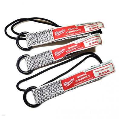 Milwaukee รุ่น 48-22-8822A สายเซฟตี้ล็อกเครื่องมือ 2.2 kg. Quick Connect (แพ็ค 3 ชิ้น)
