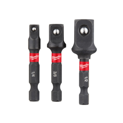 Milwaukee รุ่น 48-32-5033 ชุดอะแดปเตอร์หัวบล็อก 1/4", 3/8", 1/2" แกนหกเหลี่ยม