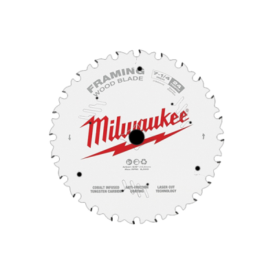 Milwaukee รุ่น 48-40-0720ANR ใบเลื่อยวงเดือนตัดไม้ 190 มม. Thin Kerf 24 ฟัน