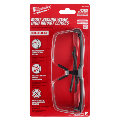 Milwaukee รุ่น 48-73-2070 แว่นตานิรภัยครอบแว่น