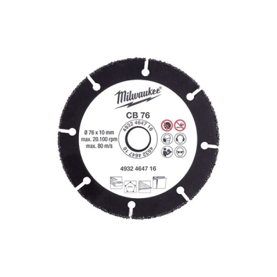 Milwaukee รุ่น 4932464716 ใบตัดอเนกประสงค์คาร์ไบด์ 3"