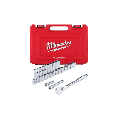 Milwaukee รุ่น 4932471864 ชุดประแจบล็อก 1/2" 28 ชิ้น