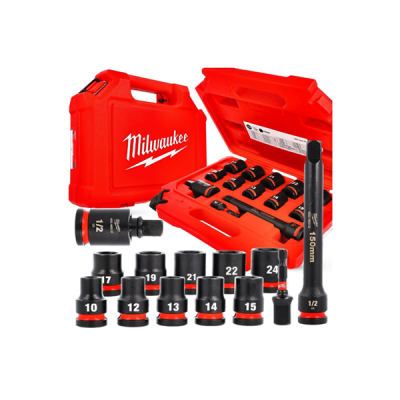 Milwaukee รุ่น 4932480456 ชุดลูกบล็อกกระแทก 1/2" (13 ชิ้น)