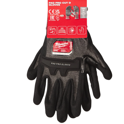 Milwaukee ถุงมือ Pad Pro Cut D - M/L รุ่น 4932498502 - รุ่น 4932498503