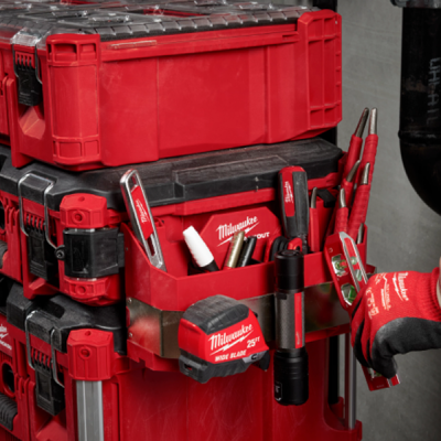 Milwaukee รุ่น 493249 8644 PACKOUT™ ถาดเครื่องมือช่างสำหรับยึดกล่องเครื่องมือ