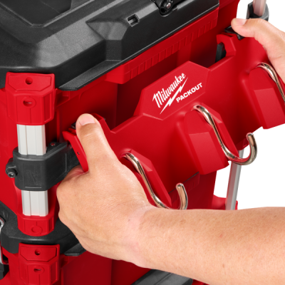 Milwaukee รุ่น 493249 8650 PACKOUT™ ตะขอแขวนสำหรับยึดกล่องเครื่องมือ