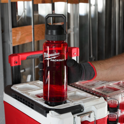 Milwaukee รุ่น 493249 8637 PACKOUT™ กระบอกน้ำพลาสติกขนาด 1005 ml.