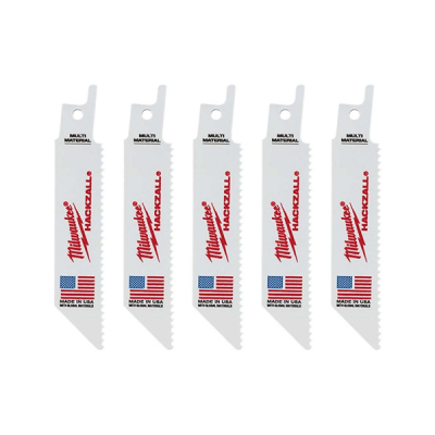 Milwaukee รุ่น 49-00-5410 ใบเลื่อยแฮ็คซอลตัดอเนกประสงค์ 4" (5 ใบ)