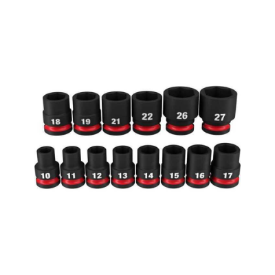 Milwaukee รุ่น 49-66-7014 ชุดลูกบล็อกกระแทกยาว 1/2" (14 ชิ้น)