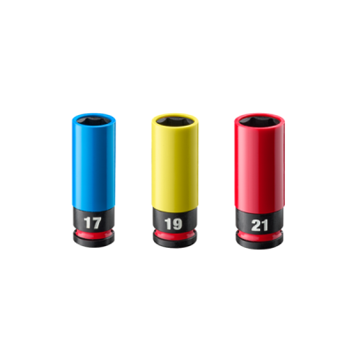 Milwaukee รุ่น 49-66-7834 ชุดลูกบล็อกถอดล้อรถยนต์แกน 1/2" X 3 ชิ้น