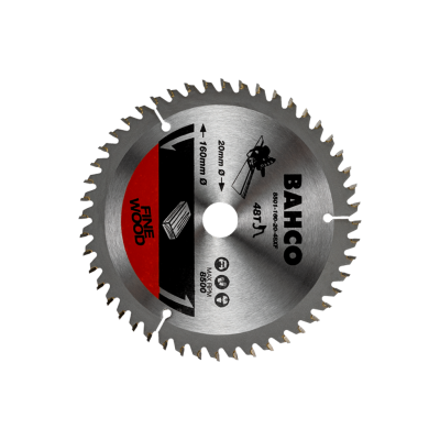 BAHCO รุ่น 8501-165-20-48XF ใบเลื่อยวงเดือนตัดไม้ CIRCULAR SAW BLADE 165MM