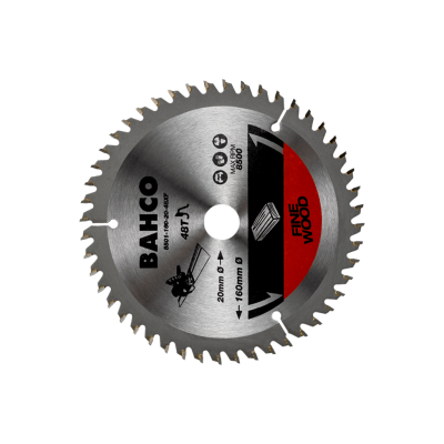 BAHCO รุ่น 8501-165-20-48XF ใบเลื่อยวงเดือนตัดไม้ CIRCULAR SAW BLADE 165MM