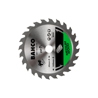 BAHCO รุ่น 8501-184-20-24C ใบเลื่อยวงเดือนตัดไม้ CIRCULAR SAW BLADE 184MM