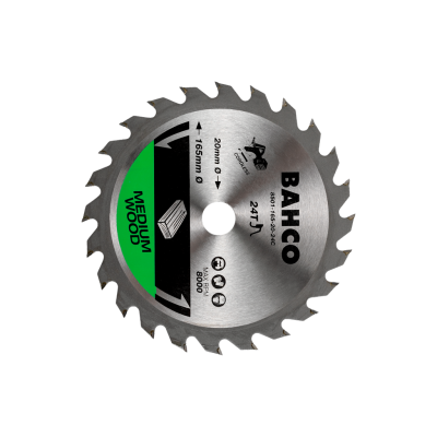 BAHCO รุ่น 8501-184-20-24C ใบเลื่อยวงเดือนตัดไม้ CIRCULAR SAW BLADE 184MM