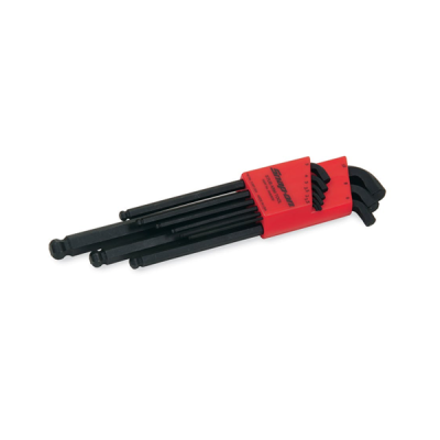 Snap-on รุ่น AWMBS9 ชุดประแจหกเหลี่ยมหัวบอล ตัวแอล ระบบมิลลิเมตร (9 ชิ้น)