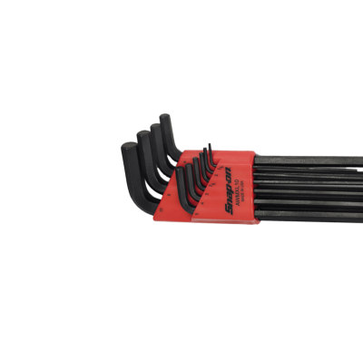 Snap-on รุ่น AWMXL10 ชุดประแจหกเหลี่ยมหัวบอล "ยาวพิเศษ" ระบบมิลลิเมตร (10 ชิ้น)