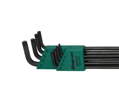 Snap-on รุ่น AWTXL8 ชุดประแจหกเหลี่ยมด้ามตัวที "ยาวพิเศษ" ระบบนิ้ว (8 ชิ้น)