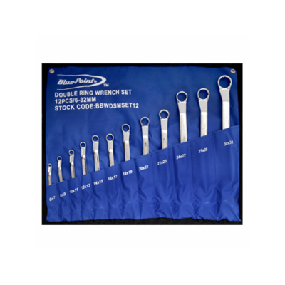 Blue-Point รุ่น BDOEMTSET12 ชุดประแจปากตาย 12 ชิ้น (12pc Double Open End Wrench Set)