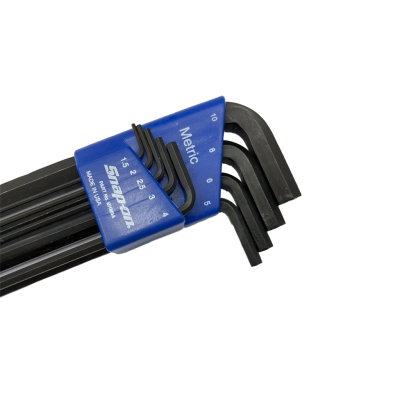 Snap-on รุ่น BHM9A ชุดประแจหกเหลี่ยมตัวแอล ระบบมิลลิเมตร (9 ชิ้น)