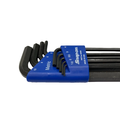 Snap-on รุ่น BHM9A ชุดประแจหกเหลี่ยมตัวแอล ระบบมิลลิเมตร (9 ชิ้น)