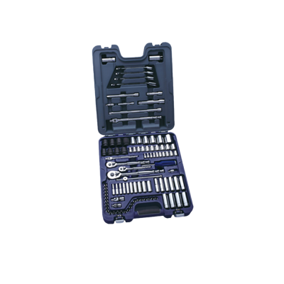 Blue-Point รุ่น BLPATSCM100 ชุดเครื่องมือบ็อกซ์และประแจ รวม 100 ชิ้น ขนาด 1/4" และ 3/8" (100pc 1/4" & 3/8" Drive Socket & Wrench Set)