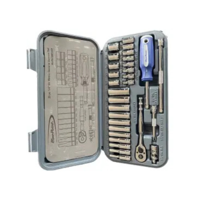 Blue-Point รุ่น BLPATSM1429 ชุดเครื่องมือบ็อกซ์ ขนาด 1/4 นิ้ว จำนวน 29 ชิ้น (29pc 1/4" Drive Socket Wrench Set)