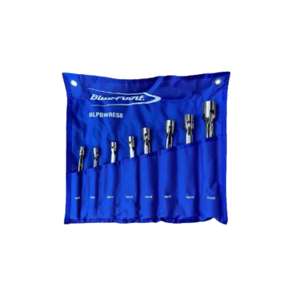 Blue-Point รุ่น BLPBWRES8 ชุดประแจแหวนหัวอ่อนสองด้าน 8 ชิ้น (8pc Flexible Double Box End Wrench Set)