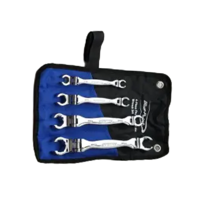 Blue-Point รุ่น BLPFNM4FS ชุดประแจผ่าหัวอ่อน (Flexible Flare Nut Wrench Set)
