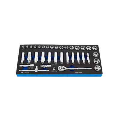 Blue-Point รุ่น BPS11A ชุดบล็อก 3 หุน 3/8 SQUARE SOCKET SET
