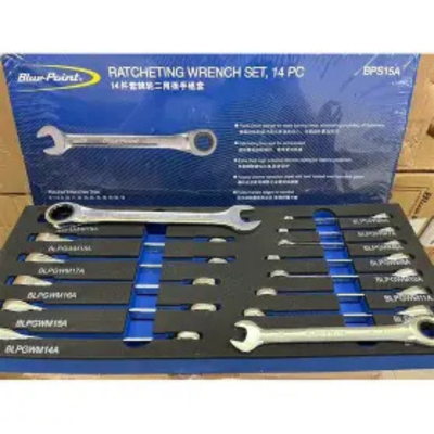 Blue-Point รุ่น BPS15A ชุดประแจก๊อกแก๊ก ทางเดียว SGL DIRECTION COMB WR SET